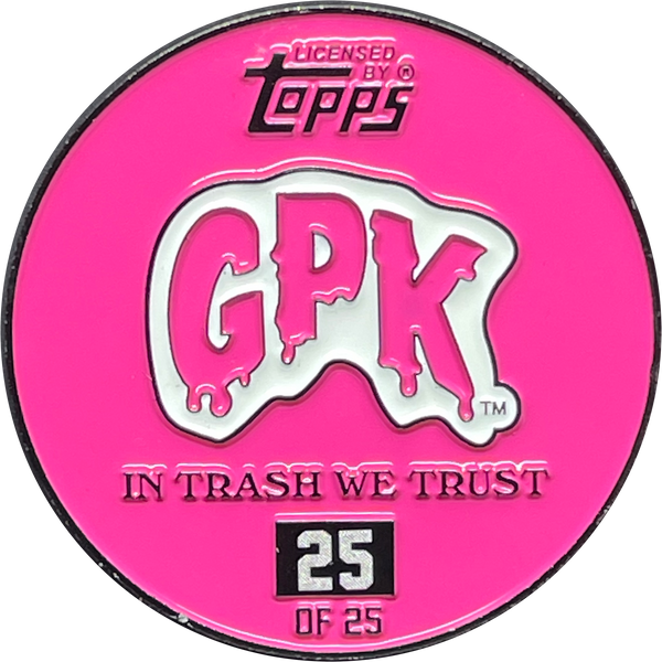 COMBO DEAL: Pink Micro Mini and KOOL Green SIMKO Adam Bomb TOPPS Officially Licensed Adam Bomb GPK Nation Challenge Coin Garbage Pail Kids