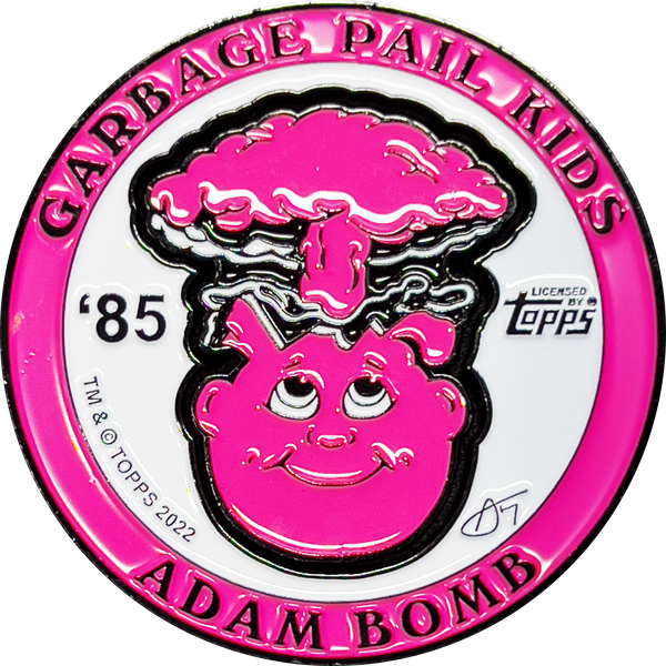 ***PINK DRIP*** Adam Bomb 2-piece coin PINK variation GPK-AA-005