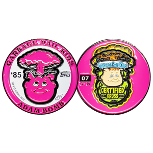 ***PINK DRIP*** Adam Bomb 2-piece coin PINK variation GPK-AA-005
