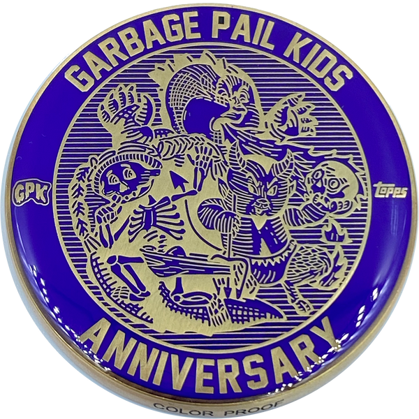 Purple Color Proof Coin 003 Topps Officially Licensed challenge coin Garbage Pail Kids GPK Nation