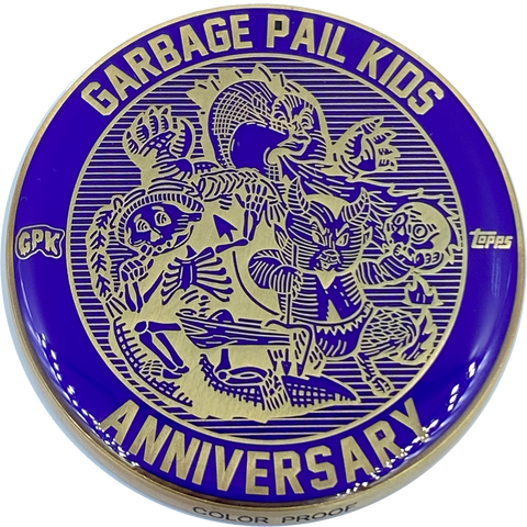 Purple Color Proof Coin 003 Topps Officially Licensed challenge coin Garbage Pail Kids GPK Nation