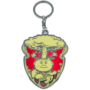GPK-CC-001 RED Adam Bomb GPK Cloisonné Ornament Emblem Keychain: only 100 made
