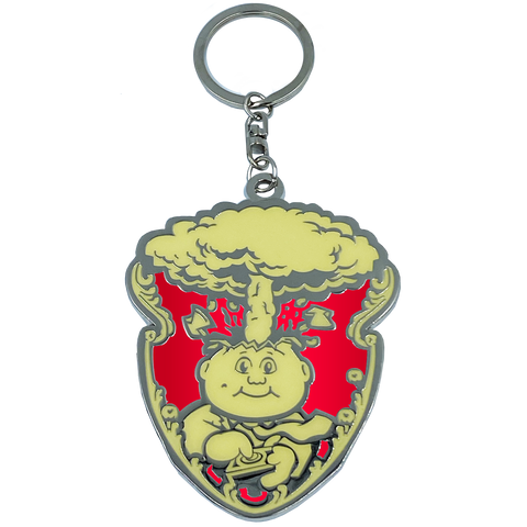 GPK-CC-001 RED Adam Bomb GPK Cloisonné Ornament Emblem Keychain: only 100 made