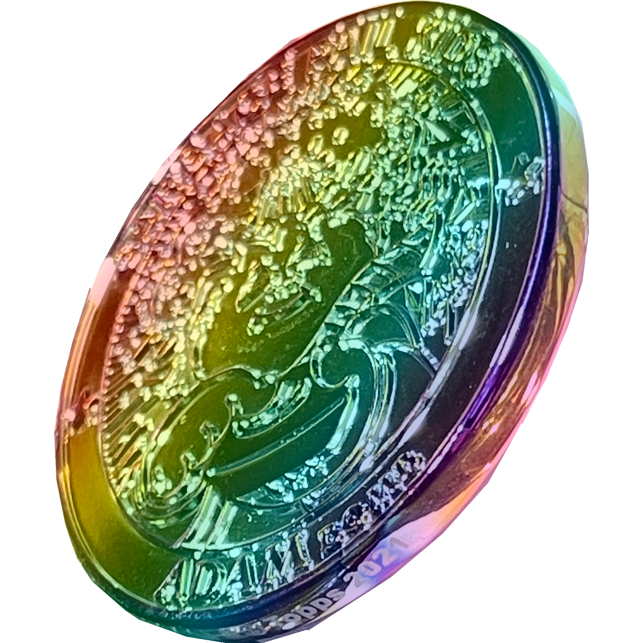 Rainbow plated Adam Bomb mini