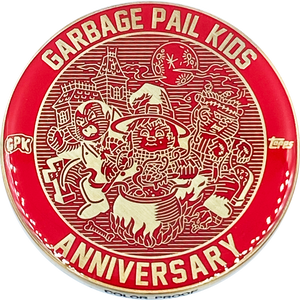 Red Color Proof Coin 002 Topps Officially Licensed challenge coin Garbage Pail Kids GPK Nation