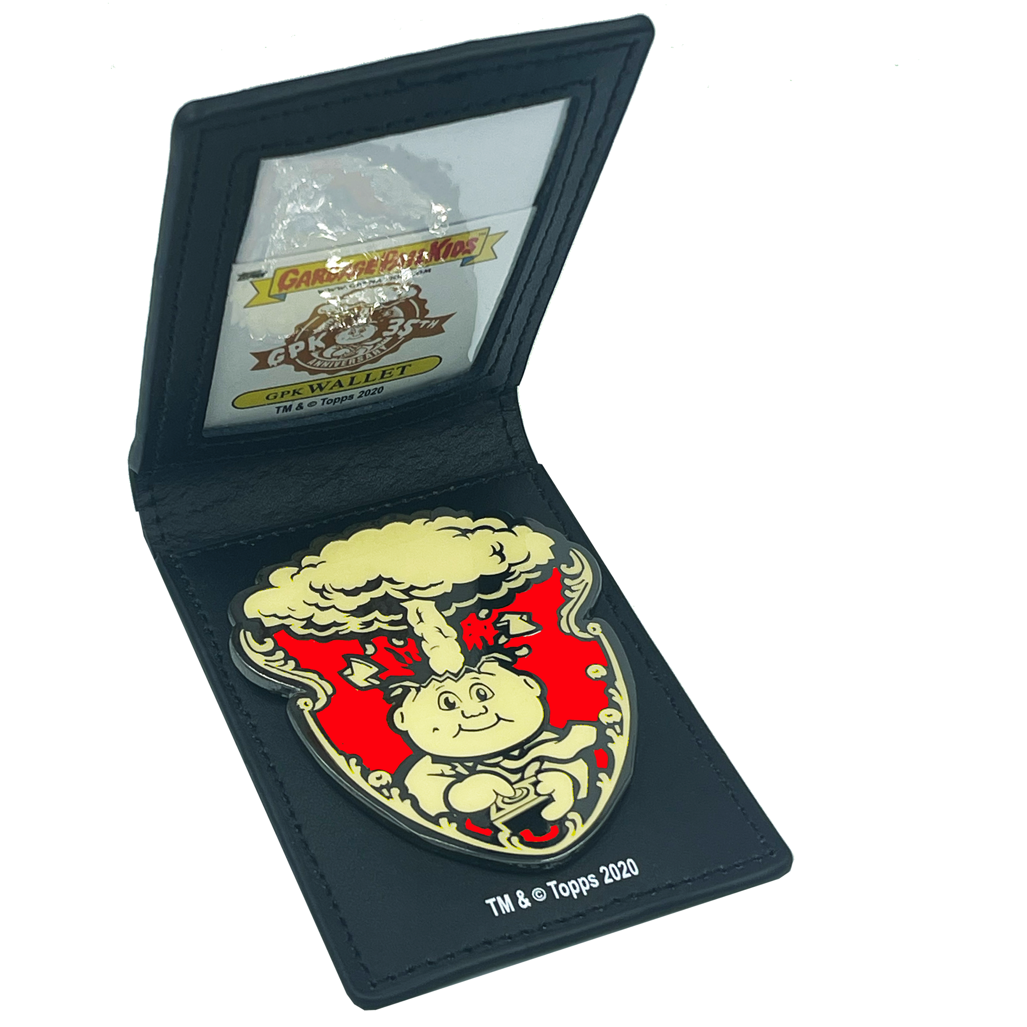 GPK-AA-003 Officially Licensed Topps RED Adam Bomb Badge Wallet with ID window only 20 made