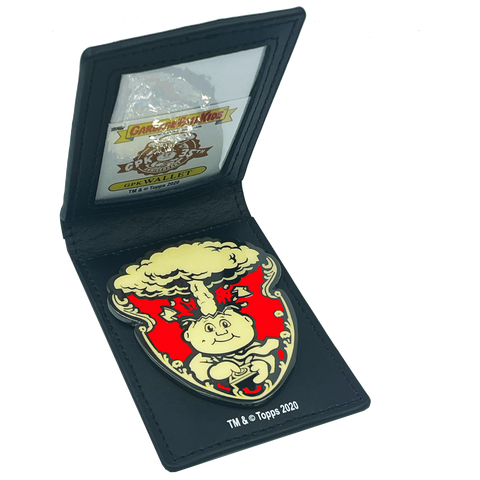 GPK-AA-003 Officially Licensed Topps RED Adam Bomb Badge Wallet with ID window only 20 made