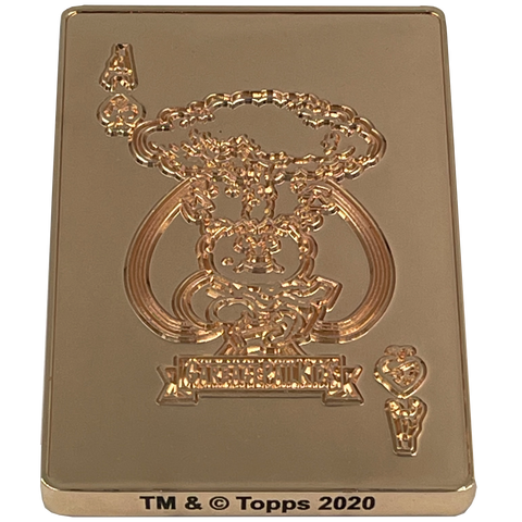 GPK-FL-01-F Rose Gold plated Adam Bomb GPK Challenge Coin Officially Licensed Topps Garbage Pail Kids Playing Cards Challenge Coin