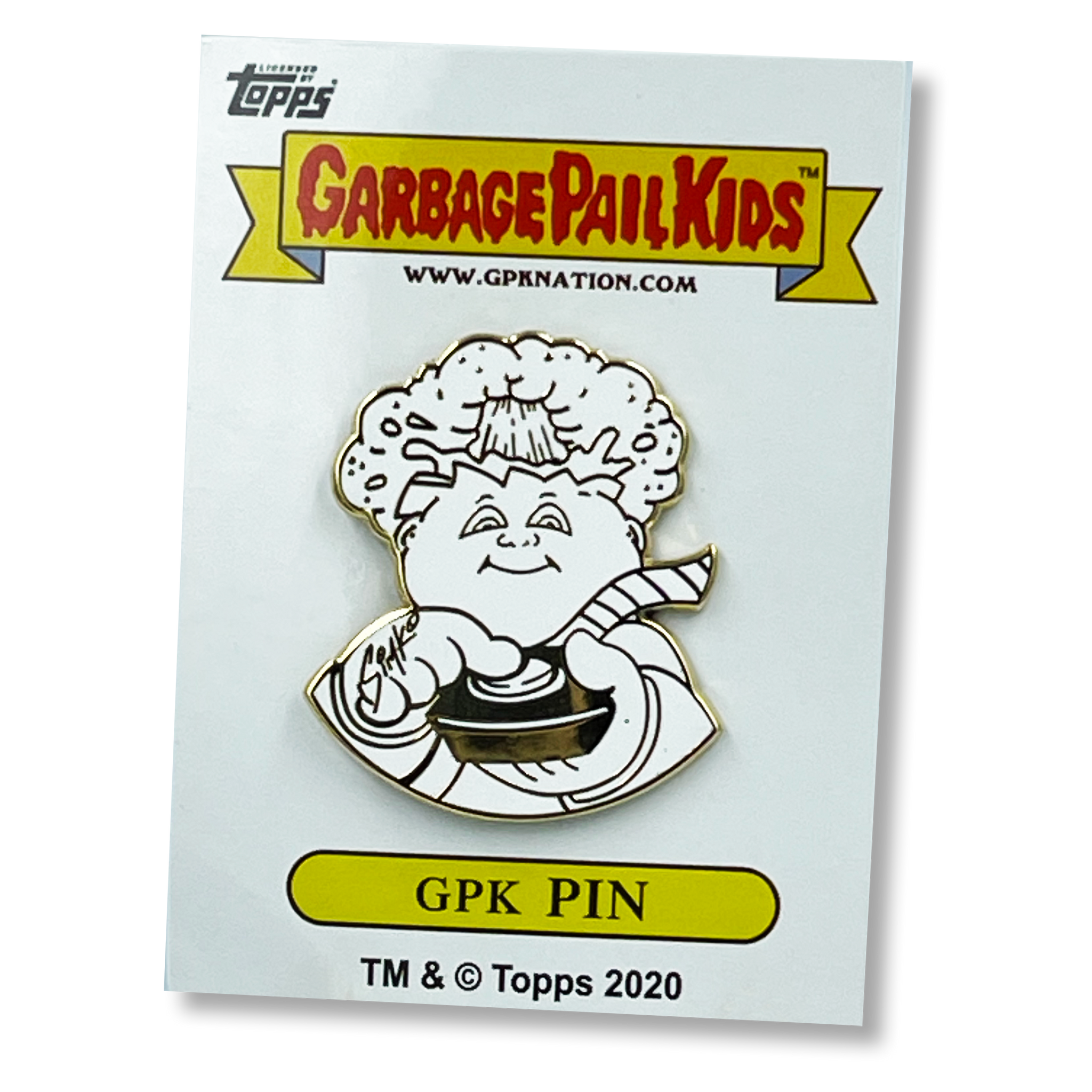 GPK-CC-009 ADAM BOMB & BLASTED BILLY Officially Licensed GPK Pin by Topps Artist SIMKO artist collab collection Garbage Pail Kids