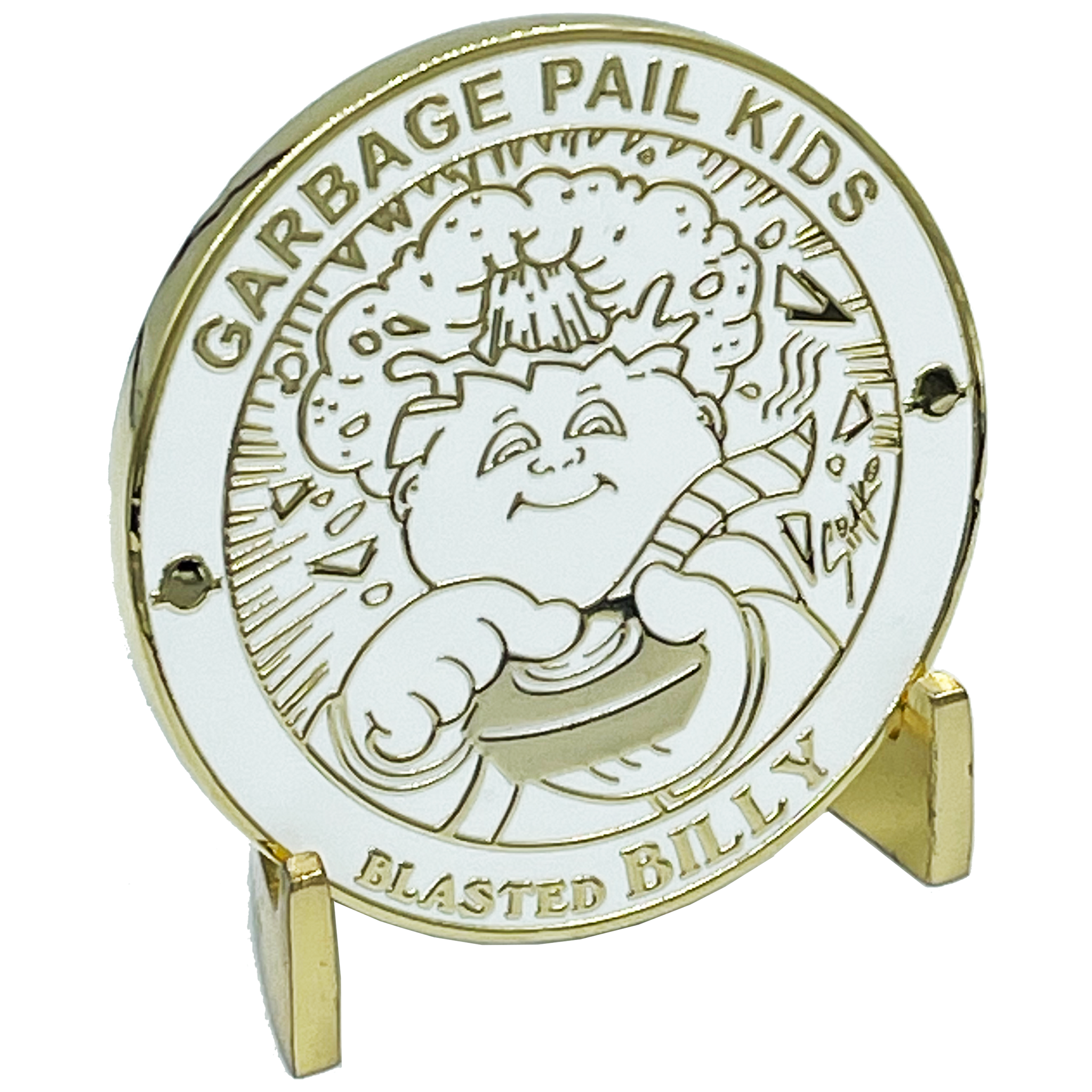 GPK-FL-01-H BLASTED BILLY Challenge Coin Officially Licensed GPK by Topps Artist SIMKO artist collab collection Garbage Pail Kids