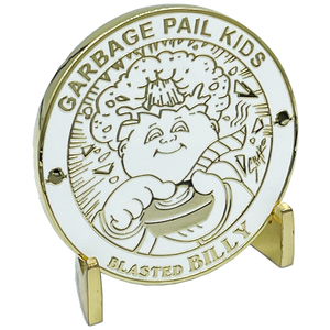 GPK-FL-01-H BLASTED BILLY Challenge Coin Officially Licensed GPK by Topps Artist SIMKO artist collab collection Garbage Pail Kids