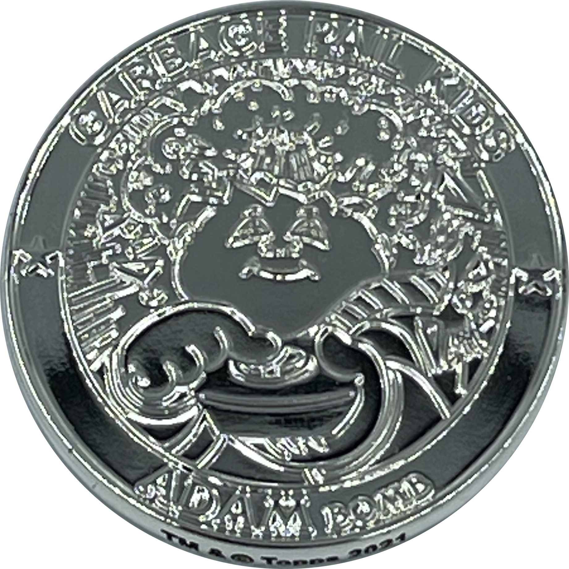 Super Limited Edition Simko GPK STERLING SILVER plated variation coin: only 15 made