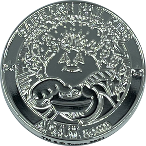 Super Limited Edition Simko GPK STERLING SILVER plated variation coin: only 15 made