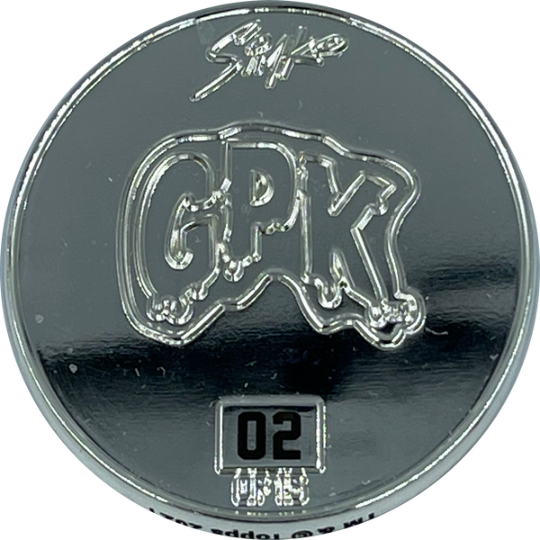 Super Limited Edition Simko GPK STERLING SILVER plated variation coin: only 15 made