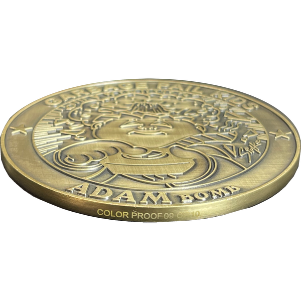 Brass Plated COLOR PROOF - 3 INCH - Only 10 made