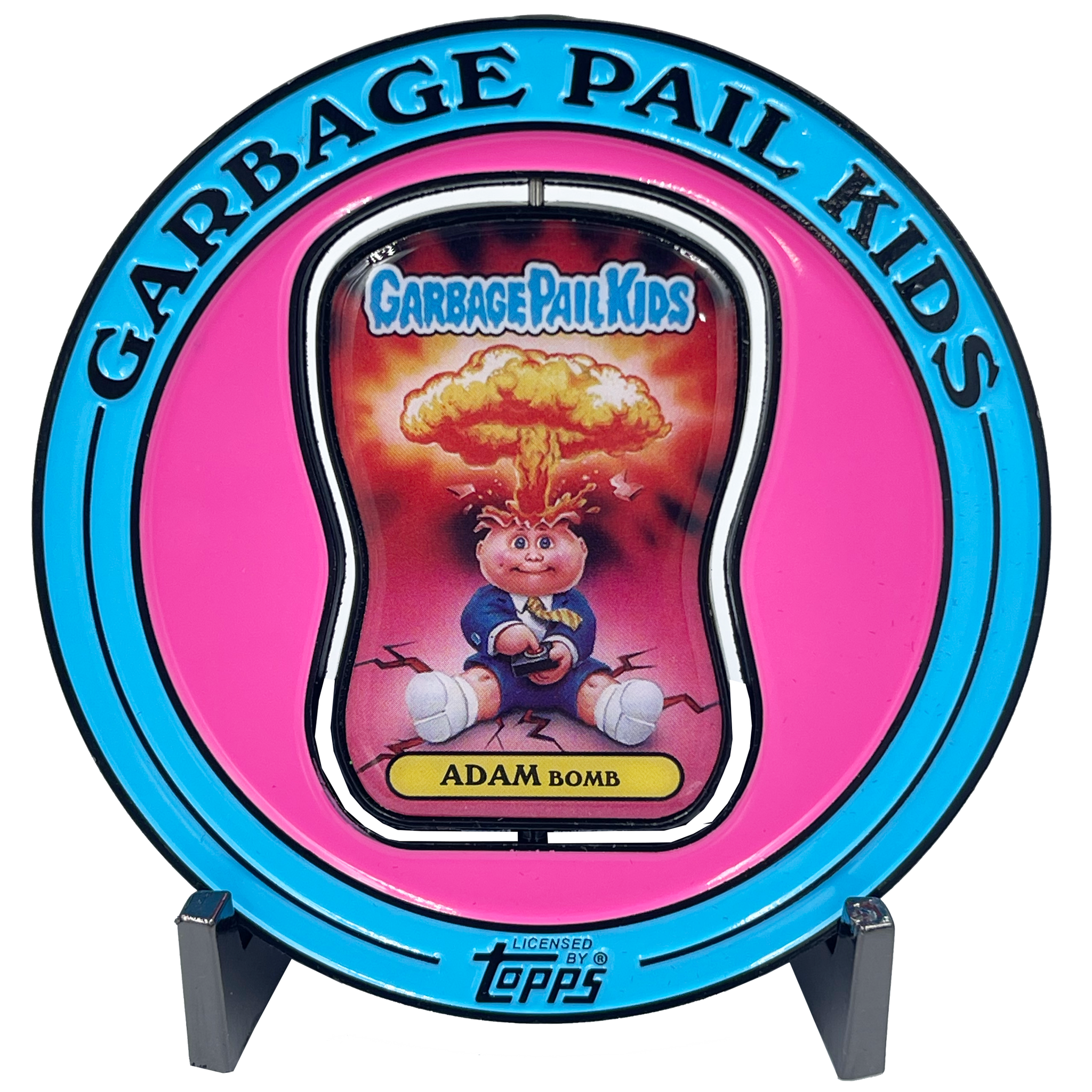 Adam Bomb and Blasted Billy Spinner Challenge Coin officially licensed by Topps GPK