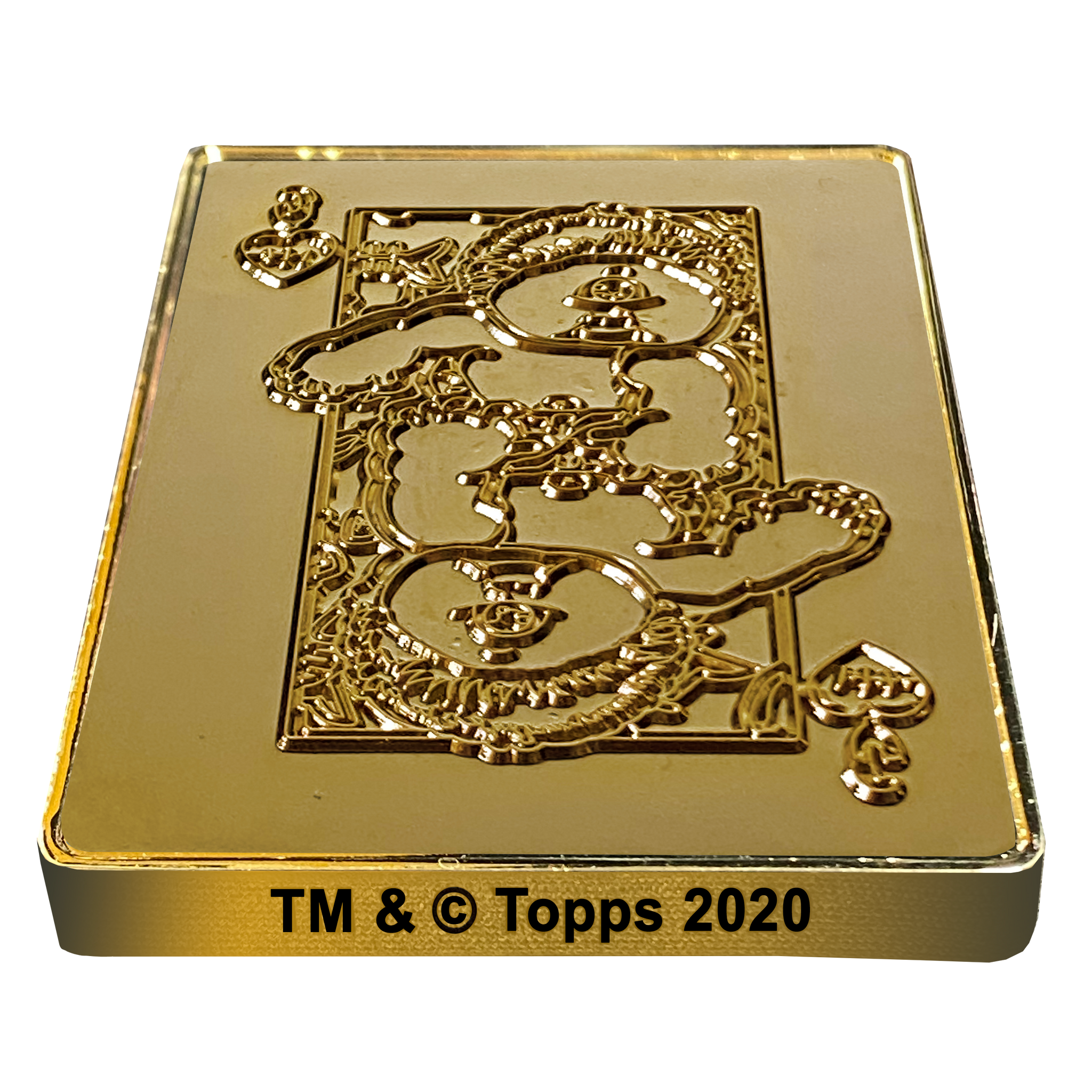 Sy Clops 24KT Gold Plated GPK Challenge Coin Officially Licensed Topps Garbage Pail Kids Playing Cards Challenge Coin