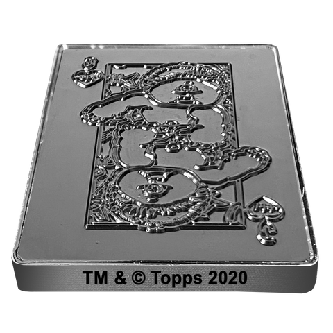 Sy Clops Sterling Silver Plated GPK Challenge Coin Officially Licensed Topps Garbage Pail Kids Playing Cards Challenge Coin