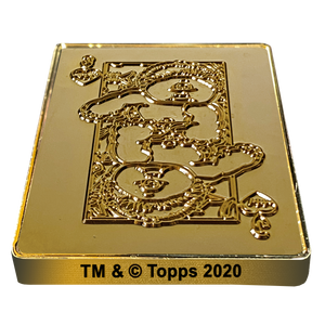 Sy Clops 24KT Gold Plated GPK Challenge Coin Officially Licensed Topps Garbage Pail Kids Playing Cards Challenge Coin