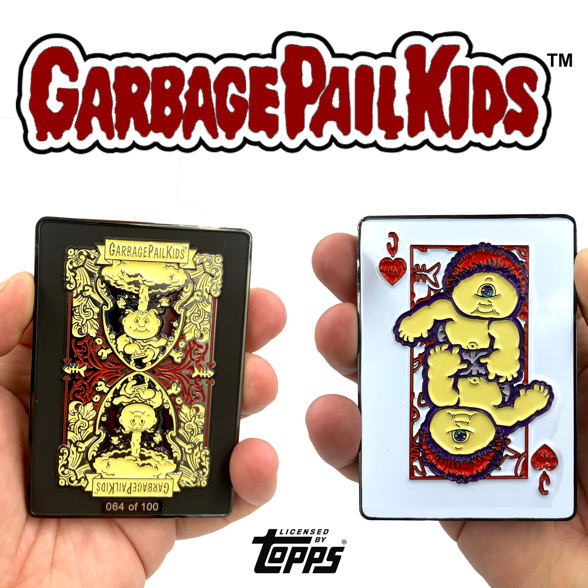 Sy Clops GPK Challenge Coin Officially Licensed Topps Garbage Pail Kids Playing Cards Challenge Coin