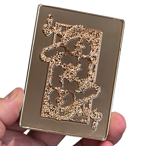 GPK-DD-005 Rose Gold plated Sy Clops GPK Challenge Coin Officially Licensed Topps Garbage Pail Kids Playing Cards Challenge Coin