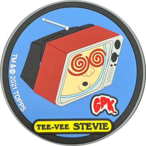 GPK-CC-003 Tee-Vee Stevie Exclusive Topps Officially Licensed "Glowster" GPK Garbage Pail Kids Coaster