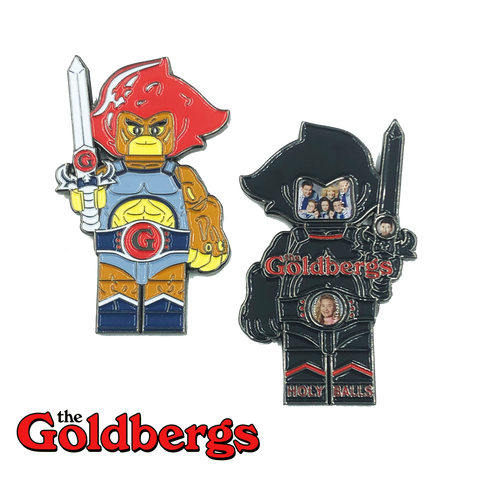E-012 Officially Licensed Challenge Coin The Goldbergs Thundercats Lion-O inspired Challenge Coin