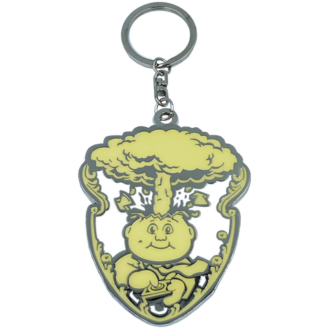 GPK-CC-006 WHITE Adam Bomb GPK Cloisonné Ornament Emblem Keychain: only 50 made