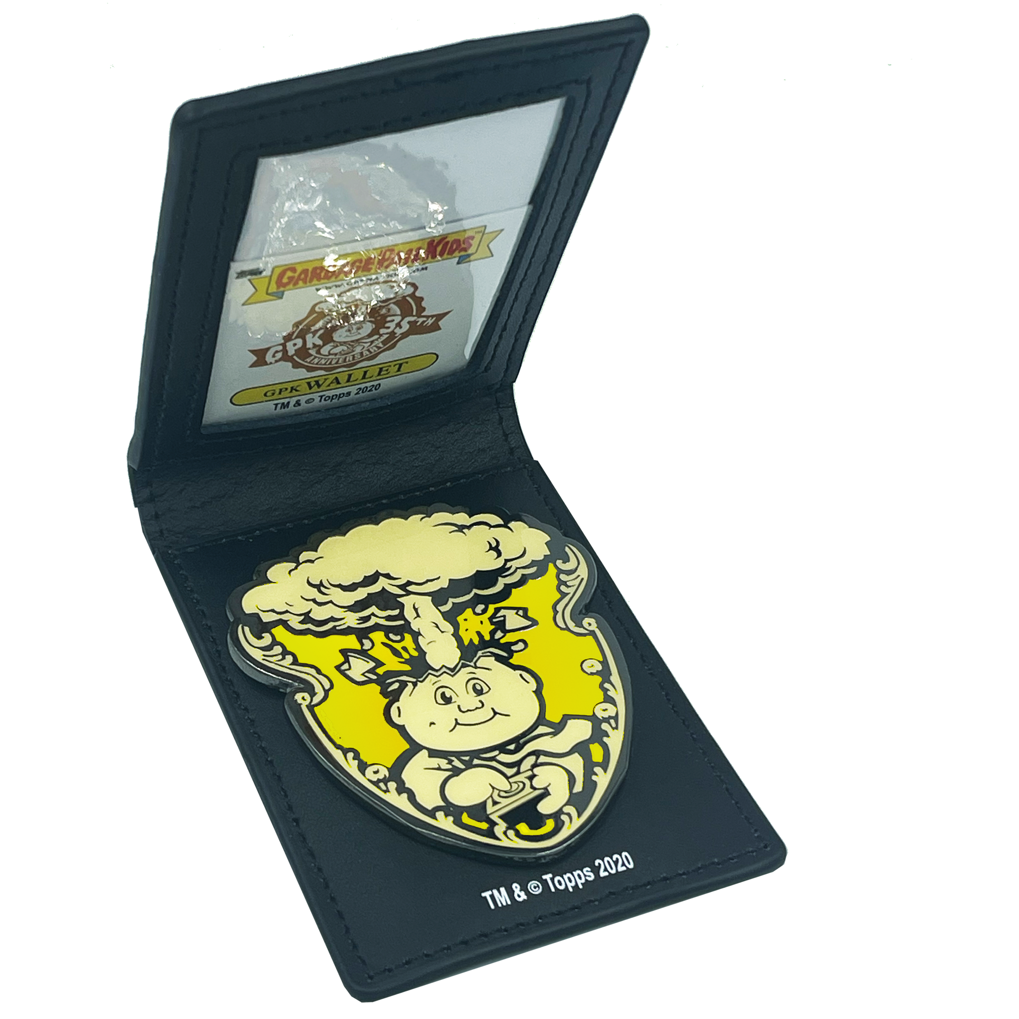GPK-AA-003 Officially Licensed Topps YELLOW Adam Bomb Badge Wallet with ID window only 20 made