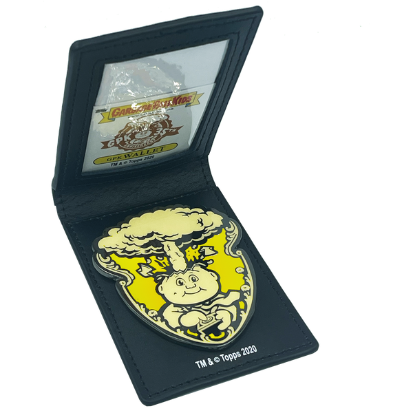 GPK-AA-003 Officially Licensed Topps YELLOW Adam Bomb Badge Wallet with ID window only 20 made