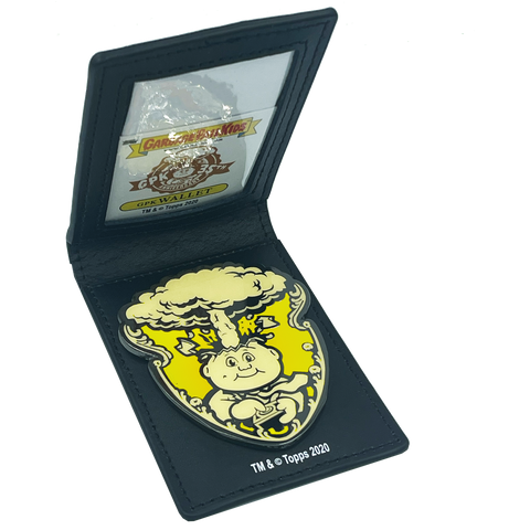 GPK-AA-003 Officially Licensed Topps YELLOW Adam Bomb Badge Wallet with ID window only 20 made