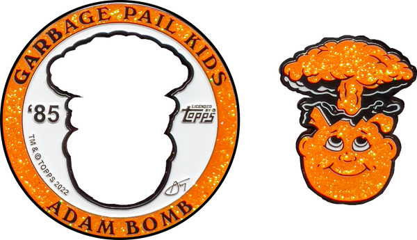 Limit 1 per person ***ORANGE GLITTER*** Adam Bomb 2-piece coin ORANGE GLITTER variation GPK-AA-005