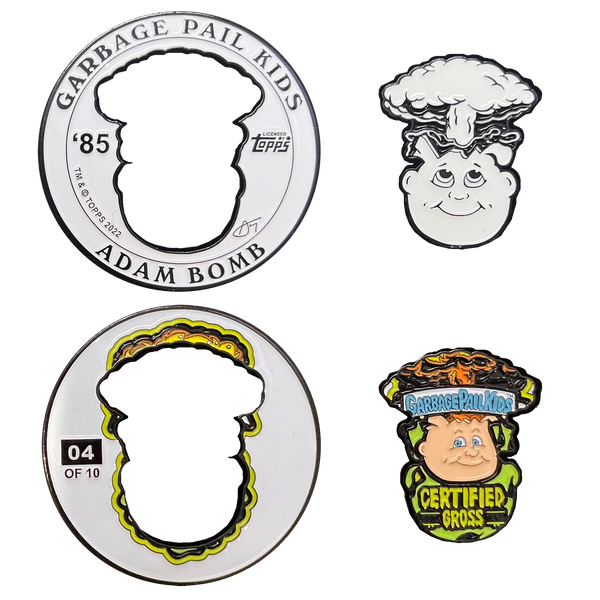 LIMIT 1 PER PERSON  ***WHITE ADAM***  Adam Bomb 2-piece coin WHITE variation GPK-AA-005