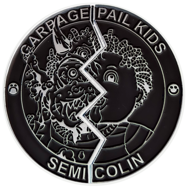 Black Color Proof Semi Colin 2 Coin set with free hard case