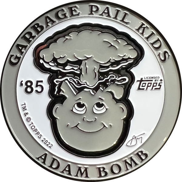 LIMIT 1 PER PERSON  ***GRAY PLUME***  Adam Bomb 2-piece coin GRAY variation GPK-AA-005