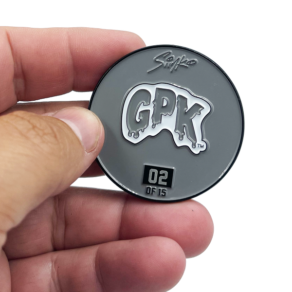 Super Limited Edition SIMKO GPK Gray Mini Variation Coin: only 15 made