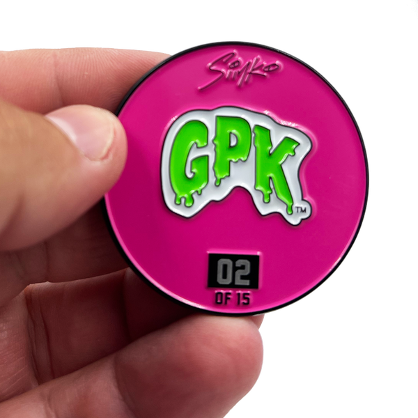 Super Limited Edition SIMKO GPK PINK and GREEN Mini Variation Coin: only 15 made