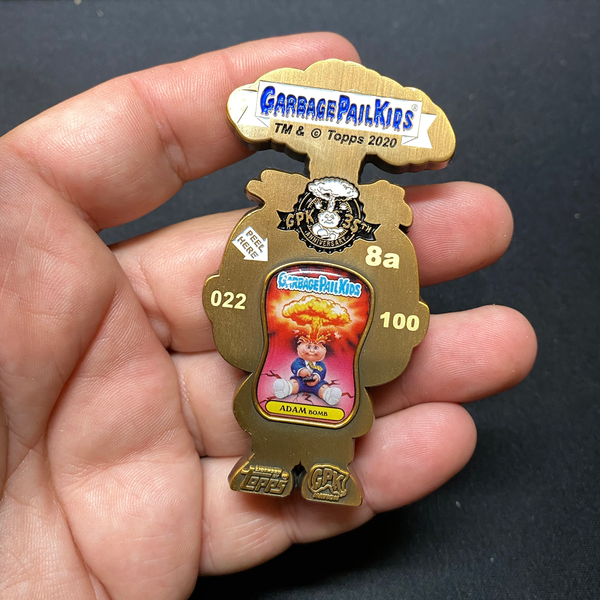Adam Bomb OS1 Card Art Officially Licensed Topps GPK Challenge Coin only 100 made