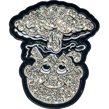 LIMIT 1 PER PERSON: ***SILVER ICICLE*** Adam Bomb 2-piece coin SILVER GLITTER variation GPK-AA-005