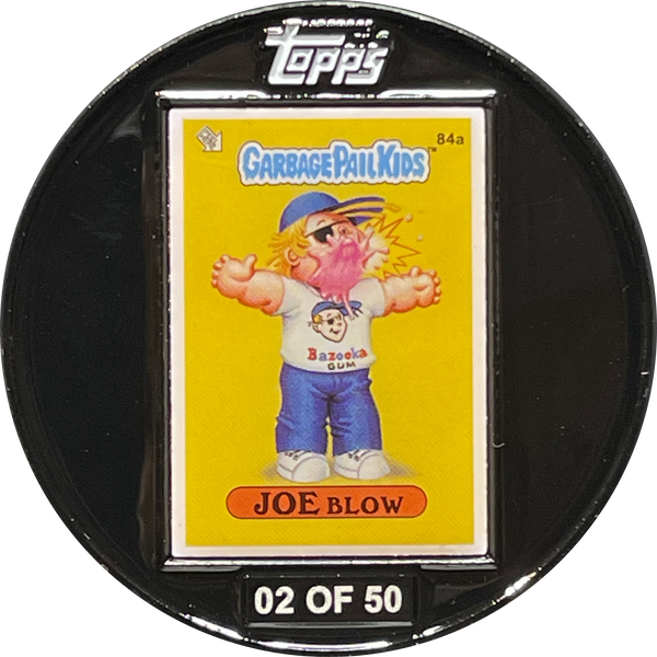 David Gross presents Joe Blow Challenge Coin with Mini Card inset on back only 50 made GPK-DD-012