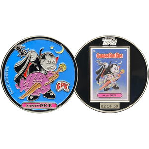 Nasty Nick Challenge Coin with Mini Card inset on back only 50 made GPK-DD-009