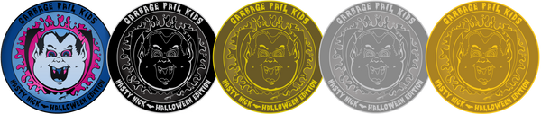 NASTY NICK 5-coin HALLOWEEN 2021 set by Topps Artist Andy Artz ONLY 15 SETS MADE