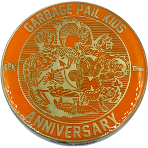 Orange Color Proof Coin 003 Topps Officially Licensed challenge coin Garbage Pail Kids GPK Nation