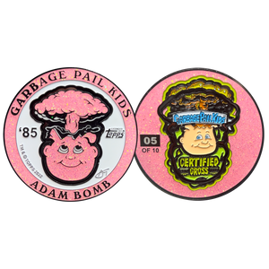 1 PER PERSON LIMIT ***PALE PINK GLITTER*** Adam Bomb 2-piece coin PALE PINK GLITTER variation GPK-AA-005