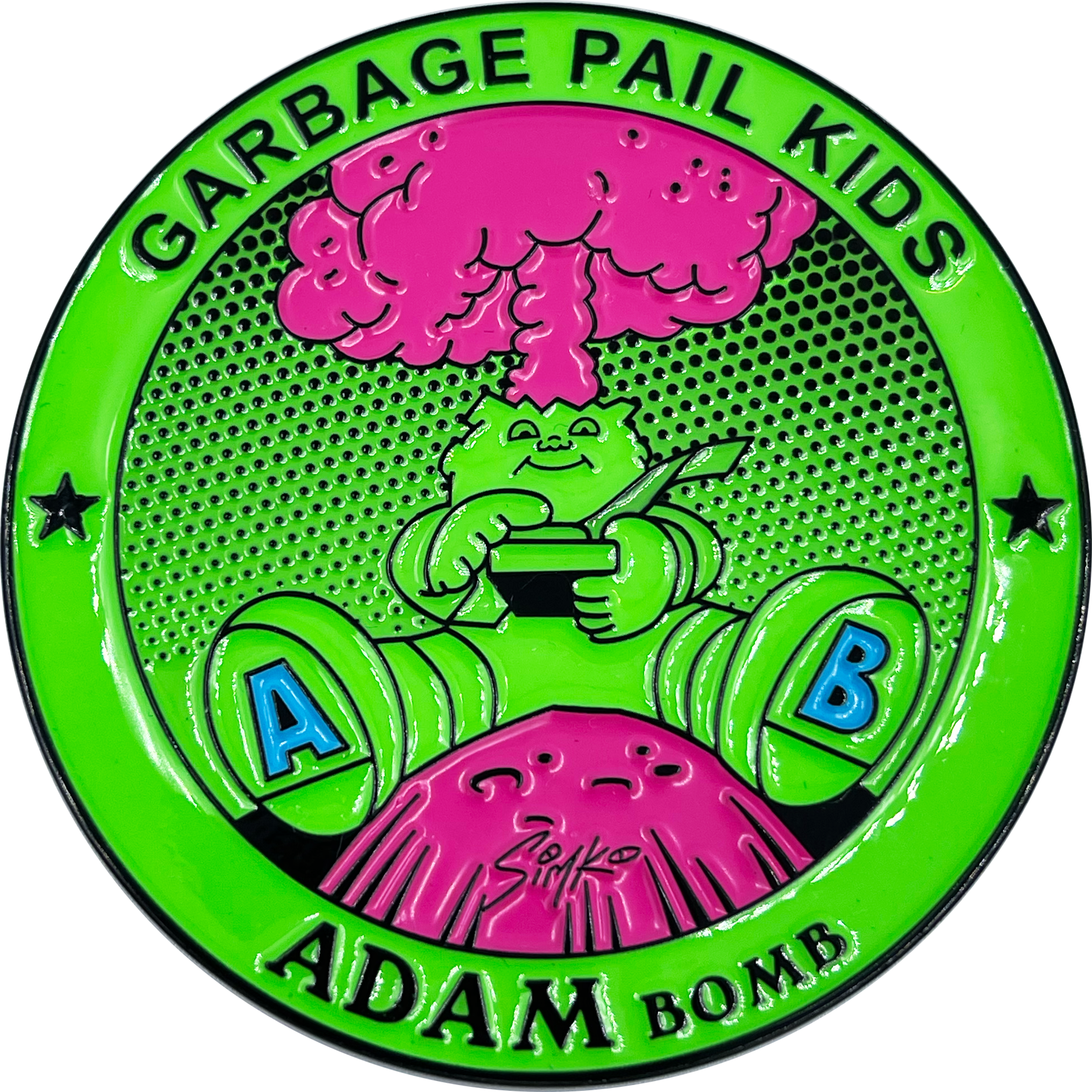 Lunar Adam Bomb SIMKO PINK & GREEN VARIATION only 50 made