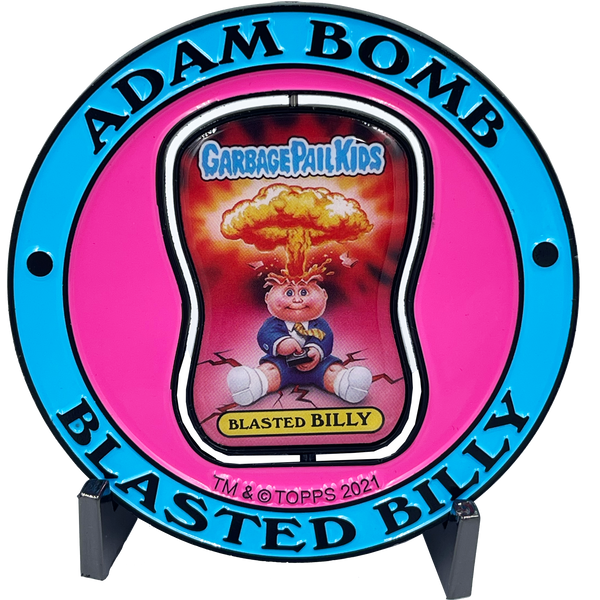 Adam Bomb and Blasted Billy Spinner Challenge Coin officially licensed by Topps GPK