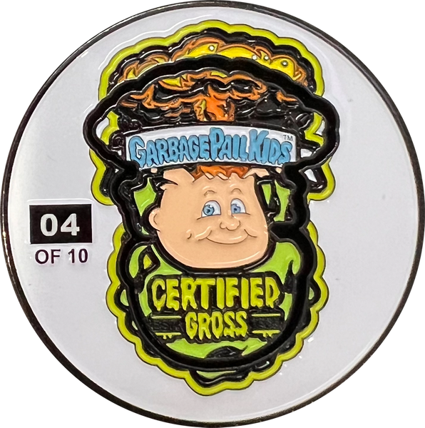 LIMIT 1 PER PERSON  ***WHITE ADAM***  Adam Bomb 2-piece coin WHITE variation GPK-AA-005