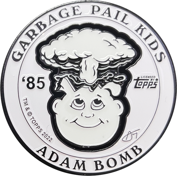LIMIT 1 PER PERSON  ***WHITE ADAM***  Adam Bomb 2-piece coin WHITE variation GPK-AA-005