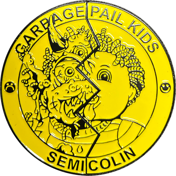 Yellow Color Proof Semi Colin 2 Coin set with free hard case